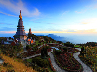 Temple Doi Inthanon Thailande